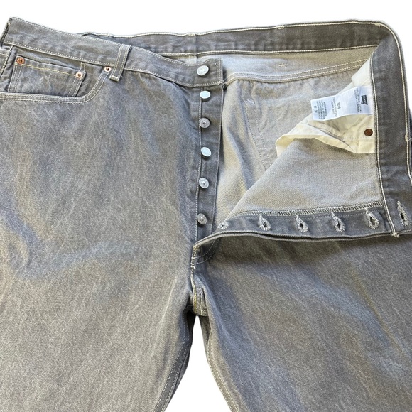 Levi's 501XX Gray Tailored Cutoffs in Size 44" Waist - Picture 4 of 15